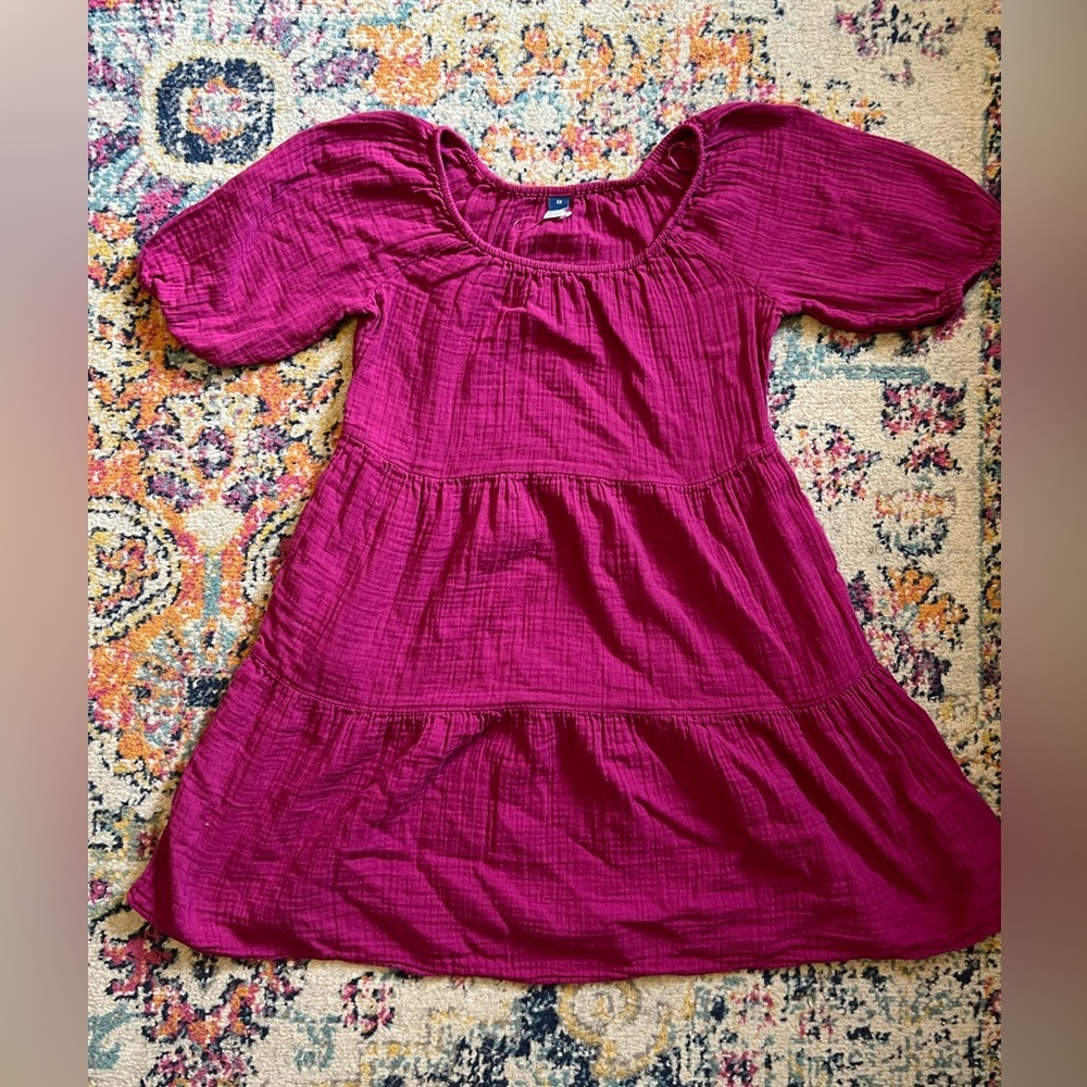 Pink cotton boho dress💕💕